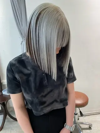 ショート カラー 💜ハイトーン💛 マジカルかいちゃんのヘアスタイル