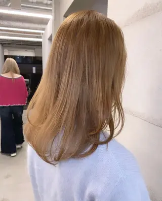 カラー 透明感カラー✂︎ /縮毛矯正/YUKAのヘアスタイル