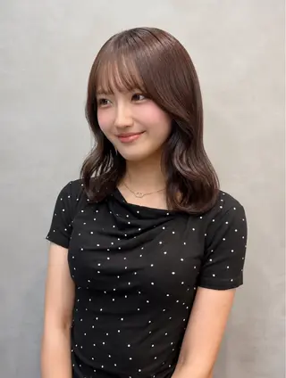 カラー 透明艶カラー☆ アレンジ🪽yuiのヘアスタイル