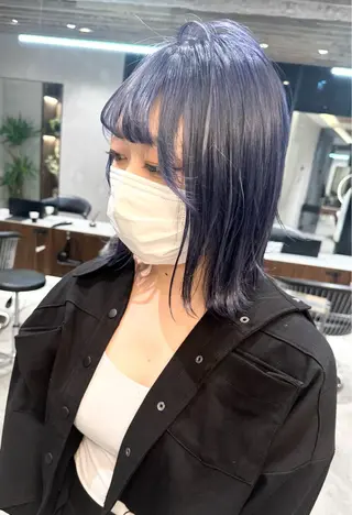 ミディアム カラー ✨透明感カラー✨ ✨小顔カット✨山木のヘアスタイル