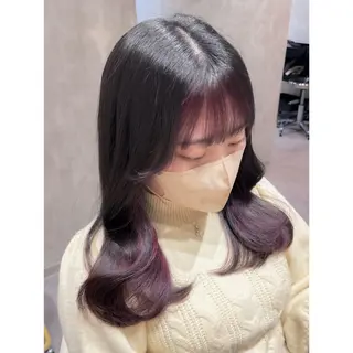 ロング カラー miyu /トレンド カラー×艶髪のヘアスタイル