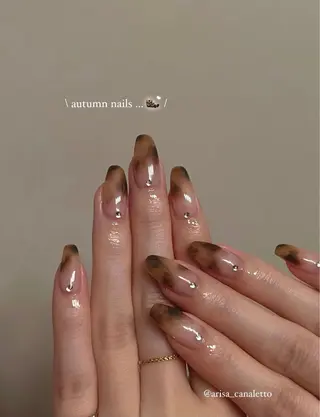 ネイル YumiNail 長さだし&ハンドケアのネイルデザイン