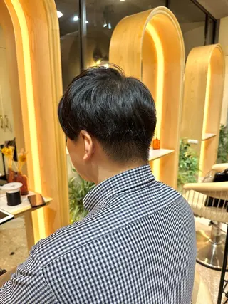 ショート メンズ 撮影モデル募集【くび れショートボブ】馨のヘアスタイル