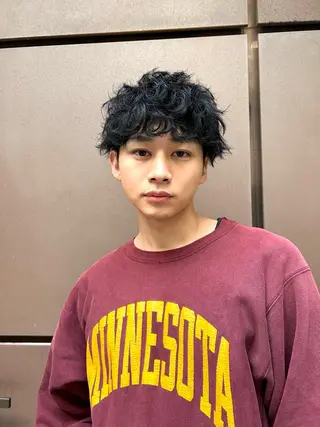 パーマ メンズ メンズ清潔感のプロ 💈メンズパーマ藤田のヘアスタイル