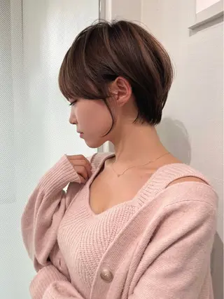 ショート 縮毛矯正/レイヤー taiga🧡のヘアスタイル