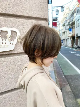 ショート カラー 美髪❣️縮毛矯正/ 髪質改善✨/山本のヘアスタイル