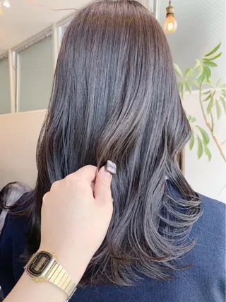 セミロング 髪質改善/縮毛矯正 🎀小林 唯 🎀のヘアスタイル