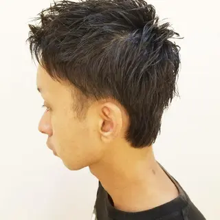 メンズ ショート 美谷添(ミヤゾエ) まどか大人ヘアサロンのヘアスタイル
