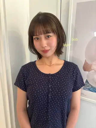 ショート rizu🐩 透明感カラーのヘアスタイル