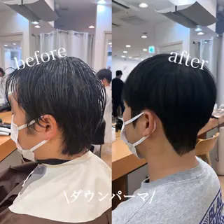 パーマ メンズ 💠つたふうか/ 韓国/メンズヘア💠のヘアスタイル