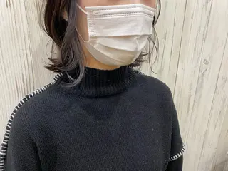 ショート カラー ヘアアレンジ マツエク・マツパ 夜23時まで予約🉑 reverieあきらのヘアスタイル