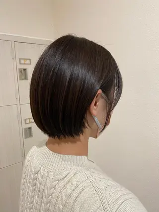 ショート カラー 美髪・透明感カラー 西川仁弥のヘアスタイル