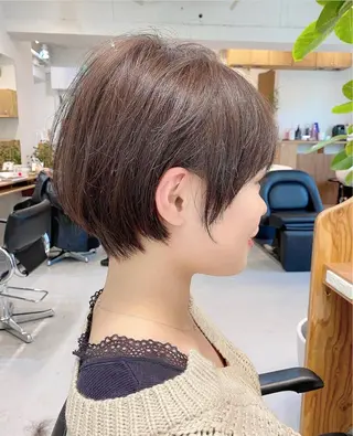 ショート カラー 👑ボブはお任せ ミヤノ👑のヘアスタイル