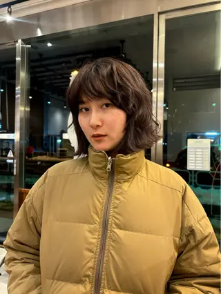 ショート カラー SASAnagano 堀内未梨のヘアスタイル