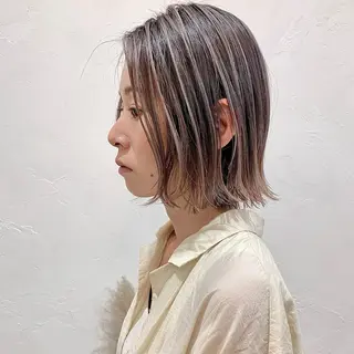 ミディアム カラー beronica ベロニカのヘアスタイル