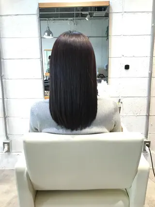 セミロング 岩尾 志保のヘアスタイル