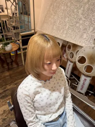 ミディアム nanami ☾ ໋ /モデル募集/昭島のヘアスタイル