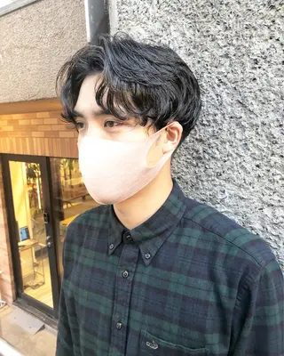 パーマ ヘアアレンジ メンズ メンズ特化✂️栗原 侑也のヘアスタイル
