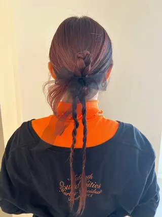 ヘアアレンジ 盛れるレイヤーカット 得意🌹井上美沙のヘアスタイル