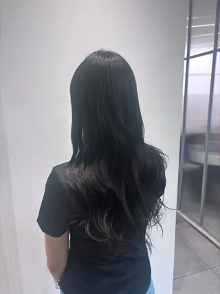 ロング Rena/透明感 カラー/Wカラー🎀のヘアスタイル