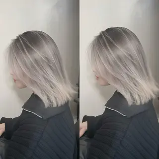 ミディアム Y Uのヘアスタイル