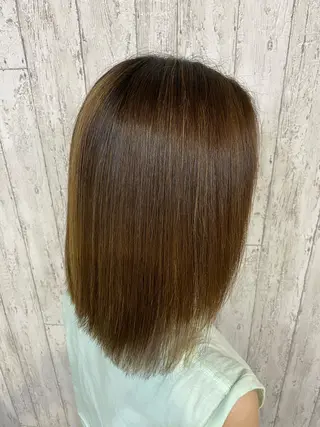 ミディアム パーマ 勝河 怜楊のヘアスタイル