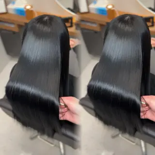 セミロング 新宿🌟髪質改善🌟 個室🌟スザキアヤのヘアスタイル