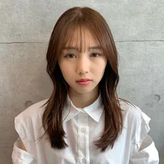 ミディアム 似合わせヘア✔️ 店長 オオキアキヒロのヘアスタイル