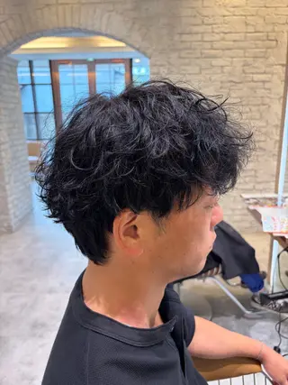ショート パーマ AKITO /溝の口駅のヘアスタイル