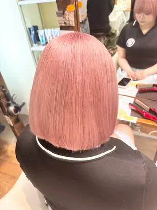 ミディアム カラー 【ハイトーン特化】 🦋森山陽向/大宮のヘアスタイル