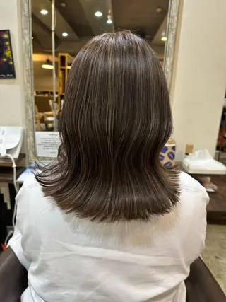 セミロング ISUTA　中村 翔のヘアスタイル