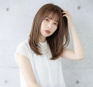 ロング 川畑 美祐のヘアスタイル