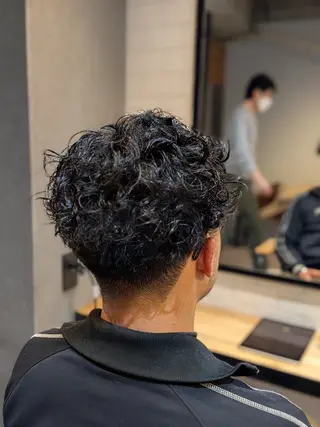 メンズ パーマ 星野 美由/メンズカットのヘアスタイル