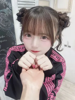 ロング ヘアアレンジ 🍓艶モテ暖色カラー 🎀mayu🍓のヘアスタイル