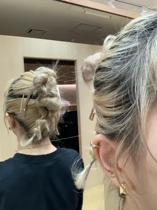 ヘアアレンジ クボタ アヤナのヘアスタイル