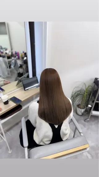 セミロング カラー 髪質改善Acero. shoyaのヘアスタイル