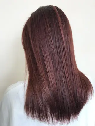 セミロング カラー 髪質改善サロン ARCHE野瀬冬馬のヘアスタイル