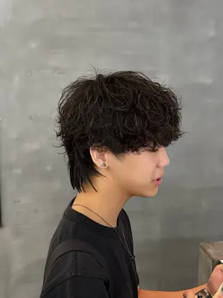 パーマ メンズ 井ノ本 成海 /Wカラーモデル募集のヘアスタイル