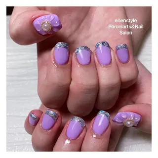 ショート ネイル 🐾enen style 🐾のネイルデザイン