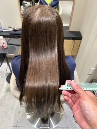 ロング カラー 柳澤 武宏のヘアスタイル