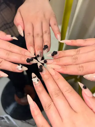 ネイル 33nail✴️栄 スミレ❇️Gel-xのネイルデザイン