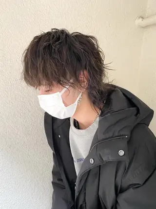 パーマ メンズ 小川 美奈のヘアスタイル