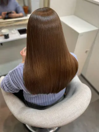 ロング 髪質改善/縮毛矯正 アンナ🍊のヘアスタイル