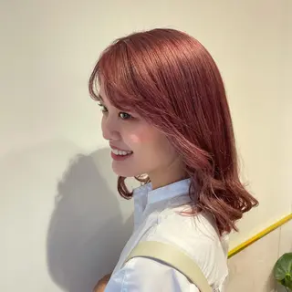 ロング カラー 前田 花綸のヘアスタイル