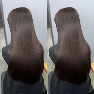 ロング 髪質改善🩵縮毛矯正 代々木/木下のヘアスタイル