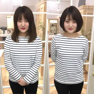 ショート カラー 大人可愛いショート* NoWL栗原隆成のヘアスタイル