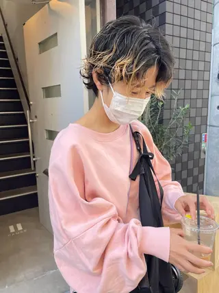 ショート パーマ やまさきえりこ ニュアンスパーマのヘアスタイル