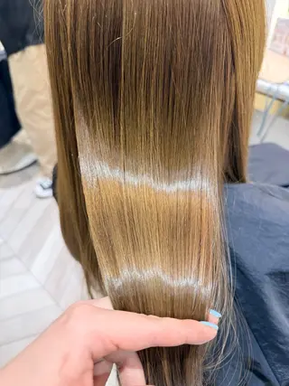 ロング カラー 透明感カラー🫧 幕内梨乃亜のヘアスタイル