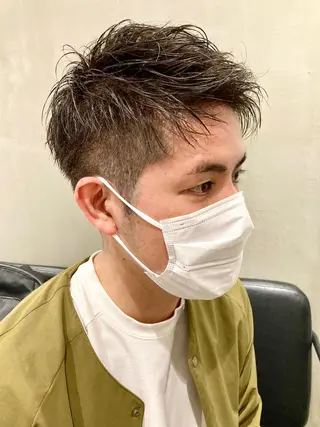 ショート メンズ Larry🌼中下 美香のヘアスタイル