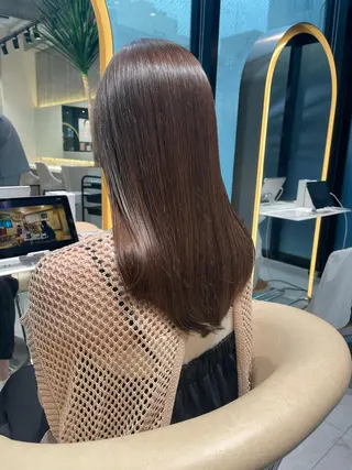 セミロング カラー 《髪質改善✖️オリー ブ🧸》小嶋拓也のヘアスタイル